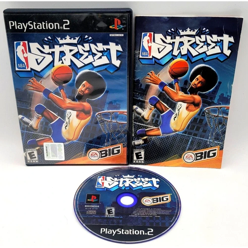 NBA Street Vol 1 (PS2, PlayStation 2 2003) CIB COMPLETE IN‎ BOX